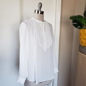 Victorian Inspired Front Bib Blouse Size Large NEW!
